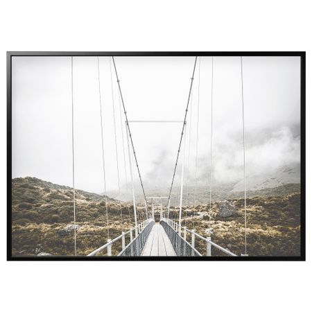 Картина с рамой, Другая сторона моста, черный, 200x140 см IKEA BJÖRKSTA БЬЁРКСТА 294.716.36
