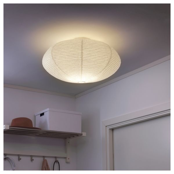 Потолочный светильник СОЛЛЕФТЕО, белый - схема-чертеж с размерами