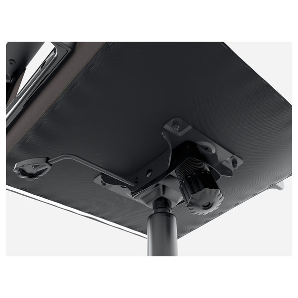 Рабочий стул МИЛЛБЕРГЕТ, Кимстад белый - схема-чертеж с размерами