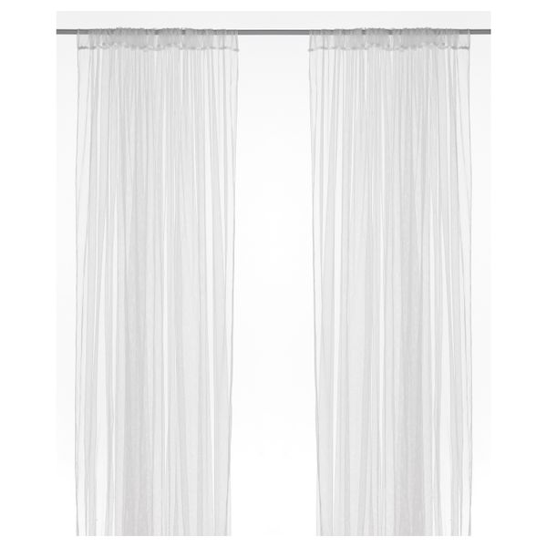 Гардины, 2 шт., белый 280x300 см IKEA LILL ЛИЛЛЬ 503.705.84 - фото 1