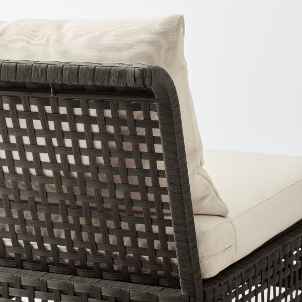 4-местный комплект садовой мебели, черно-коричневый/Холло бежевый IKEA КУНГСХОЛЬМЕН 492.287.99 - схема-чертеж с размерами