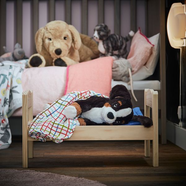 Мягкая игрушка, собака/бернская овчарка 36 см IKEA HOPPIG ХОППИГ 103.660.94 - схема-чертеж с размерами