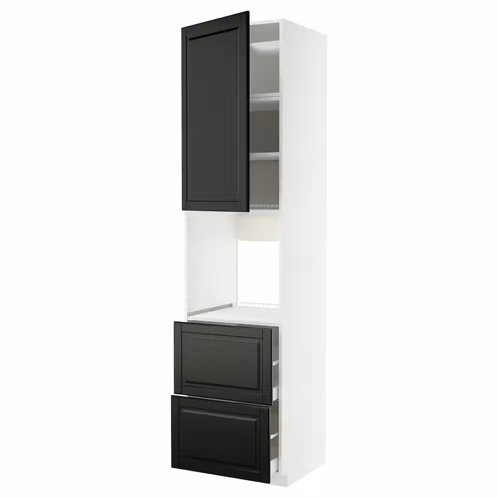 METOD / MAXIMERA Высокий шкаф д/духовки+дверь/2ящика - фото 1