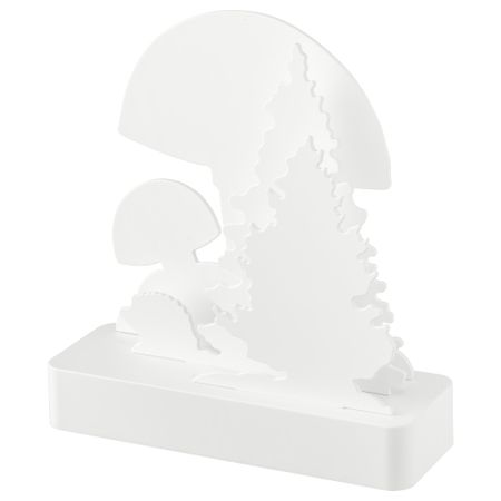 Декоративная подсветка, светодиоды ВИНТЕР 2018, с батарейным питанием, лес (18 см)