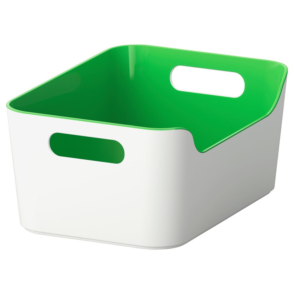 Контейнер ВАРЬЕРА, зеленый (24x17 см) - схема-чертеж с размерами