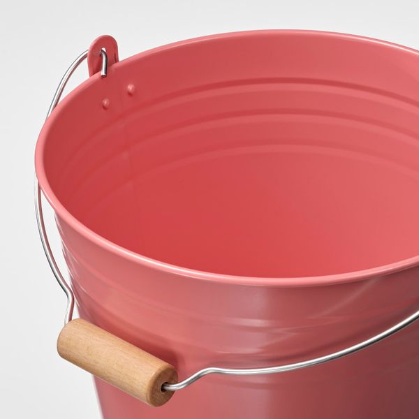 Ведро/горшок, для дома, улицы оранжево-розовый 10 л IKEA SOCKER СОККЕР 104.760.21 - схема-чертеж с размерами