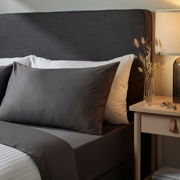 Наволочка, темно-серый 50x70 см IKEA NATTJASMIN НАТТЭСМИН 804.427.06 - схема-чертеж с размерами