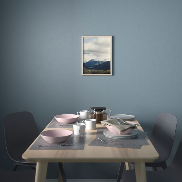 Постер, Снежные вершины, 30x40 см IKEA DRÖMBILD ДРЁМБИЛЬД 204.418.75 - схема-чертеж с размерами