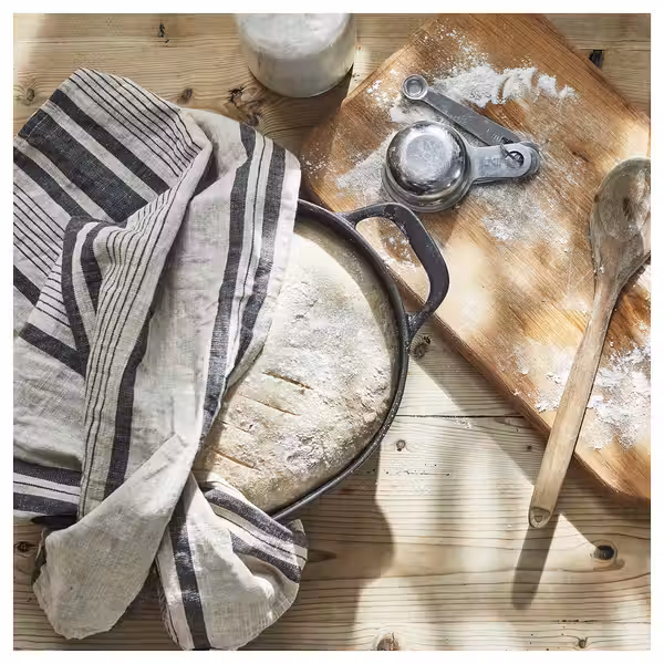 VARDAGEN Казан с крышкой - эмалированный чугун матовая поверхность/чёрный 5 л - фото 6