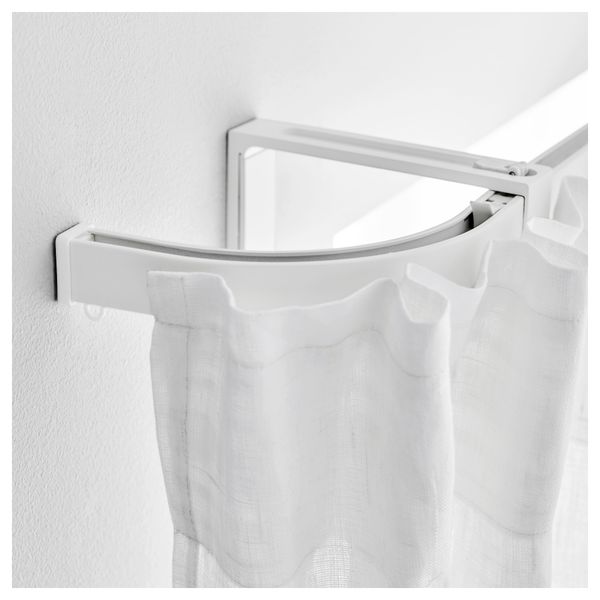 Одинарная гардинная шина ВИДГА, белый - фото 2