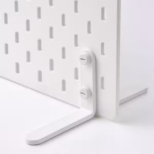 SKÅDIS Отдельно стоящая панель д/хранения - белый 56x37 см - фото 6