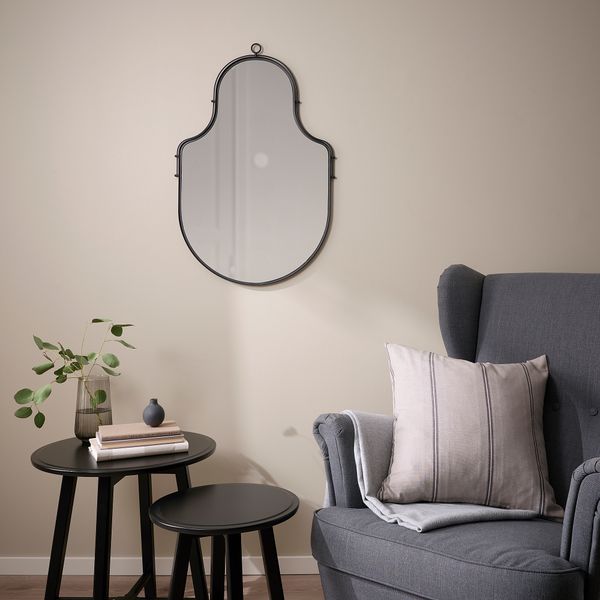Зеркало, 80x53 см, черный IKEA ÄNGABODA ЭНГАБУДА 205.381.94 - фото 3