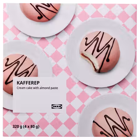 KAFFEREP Сливочные пирожные с марципаном - замороженный 320 гр