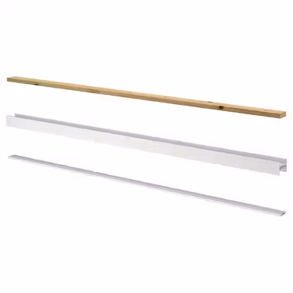 SKYTTA Направляющая для раздвижной двери - 2 паза белый - фото 1