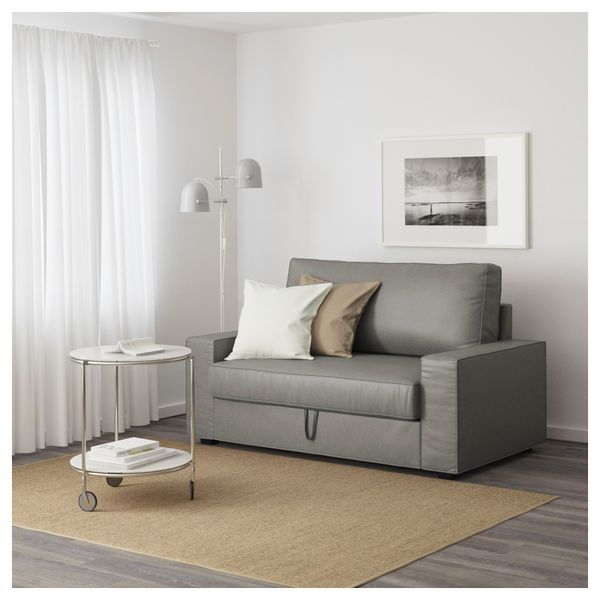 Диван-кровать 2-местная ВИЛАСУНД, Бурред серо-зеленый - фото 3