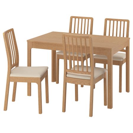 Стол и 4 стула IKEA EKEDALEN ЛЕН ЭКЕДАЛЕН, EKEDALEN ЛЕН ЭКЕДАЛЕН 495.712.01