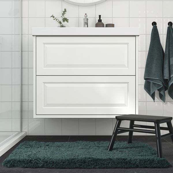 IKEA в интерьере ванной - схема-чертеж с размерами