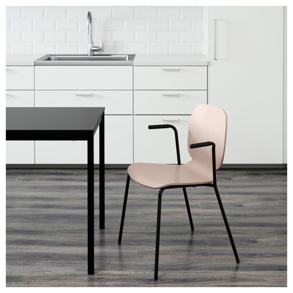 Легкое кресло СВЕН-БЕРТИЛЬ, береза, Дитмар черный - фото 3