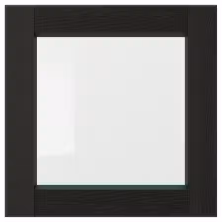 LERHYTTAN Стеклянная дверь - черная морилка 40x40 см