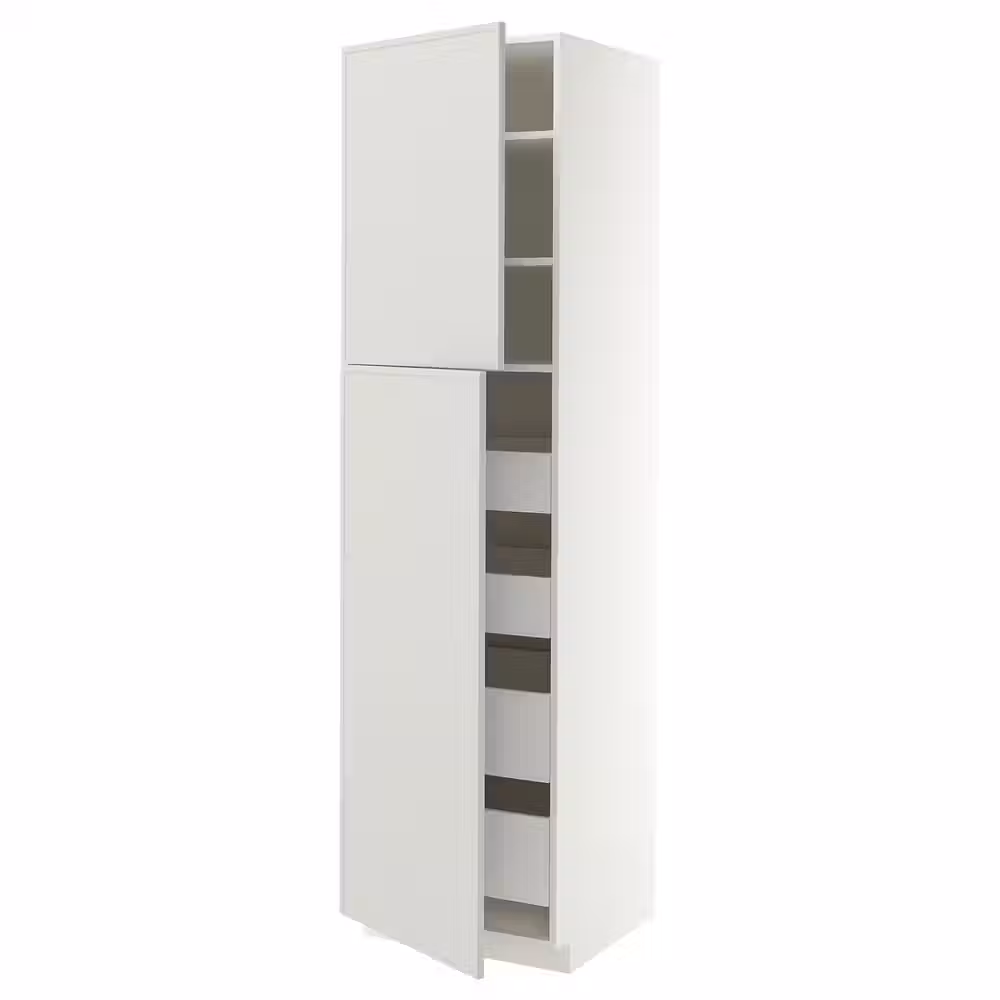 METOD / MAXIMERA Высокий шкаф/2дверцы/4ящика - фото 1