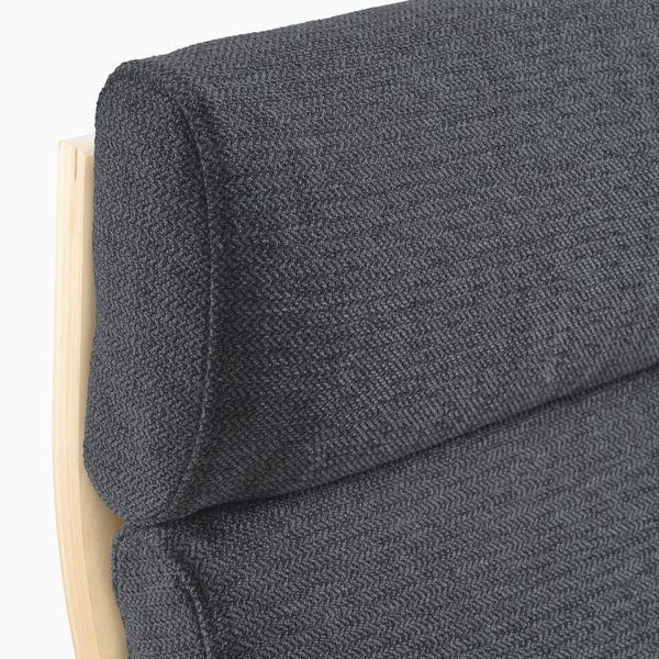 Кресло, березовый шпон/Хили темно-серый IKEA POÄNG ПОЭНГ 793.193.78 - фото 4