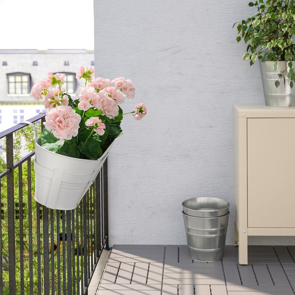 Ящик для цветов с держателем СОККЕР, д/дома/улицы, белый (51x19 см) - фото 2