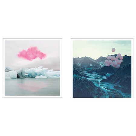 Картина, Розовое облако, 60x60 см IKEA ПЬЕТТЕРИД 404.482.15