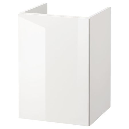Шкаф под раковину с 1 дверцей, глянцевый, белый 40x40x60 см IKEA FISKÅN ФИСКОН 704.993.69