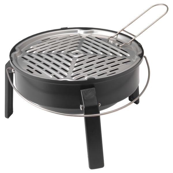 Переносной угольный гриль КОРПОН, черный - фото 1