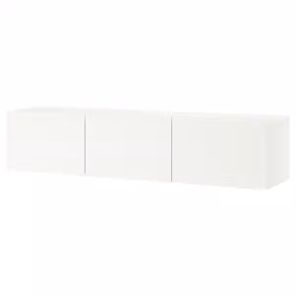 BESTÅ Тумба под ТВ, с дверцами - белый/Lappviken белый 180x42x38 см - фото 1