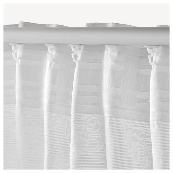 Гардины с прихватом, 1 пара БЛЕКВИВА, белый (145x300 см) - схема-чертеж с размерами