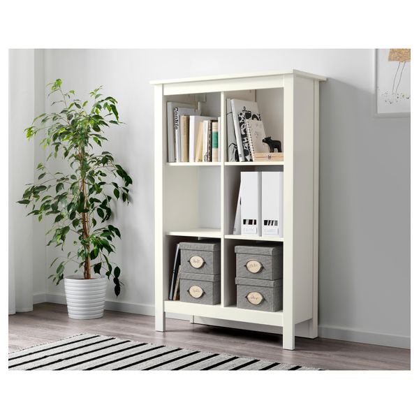 Стеллаж ТОМНЭС, белый (81x127 см) - фото 2