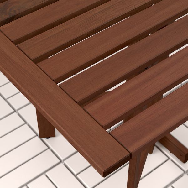 Складной стол, стенной крепеж,д/сада, коричневая морилка 80x56 см IKEA ÄPPLARÖ ЭПЛАРО 003.763.38 - фото 3