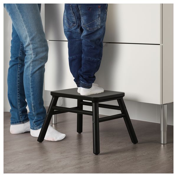 Табурет-лестница ВИЛЬТО, черный - фото 2