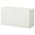 BESTÅ Стеллаж с дверьми - Laxviken белый 120x42x64 см