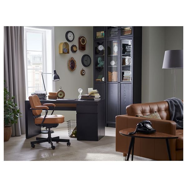 ALEFJÄLL Рабочий стул - Grann золотисто-коричневый - фото 5