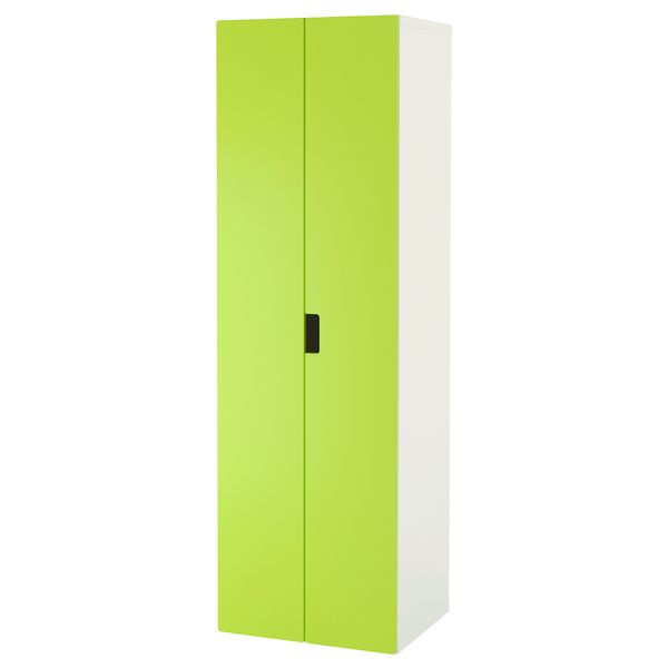 Гардероб СТУВА, белый, зеленый (60x50x192 см) - фото 1