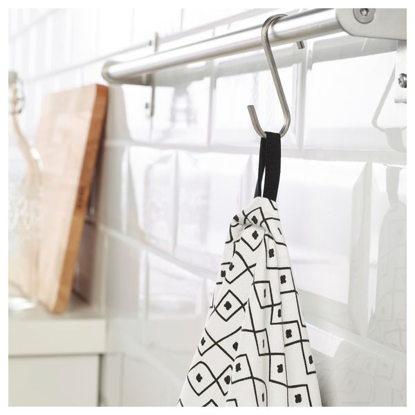 Фартук СОММАР 2017, белый, черный - схема-чертеж с размерами