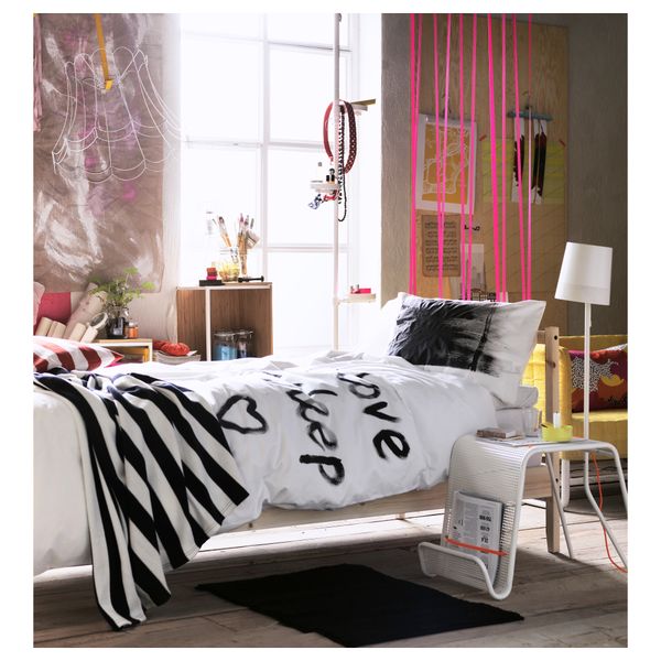 Каркас кровати ФЬЕЛЬСЕ, сосна, Лонсет (90x200 см) - схема-чертеж с размерами