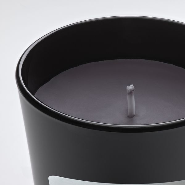 Ароматическая свеча в стакане, 7.5 см, Лесное озеро, черный IKEA SKRUVPIL 805.344.28 - фото 4