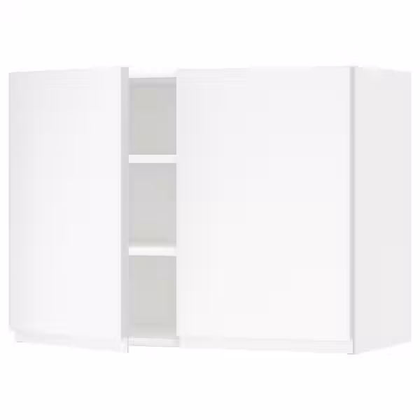 METOD Навесной шкаф с полками/2дверцы - фото 1