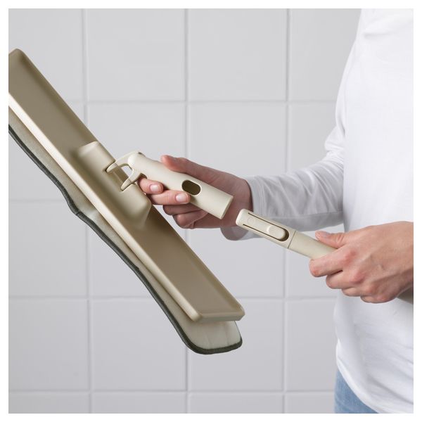 Набор для уборки, плоская швабра, 7 предметов СКВАЛЬПА, бежевый - фото 3