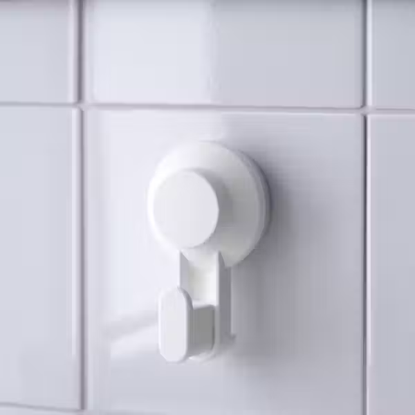 TISKEN Крючок с присоской - белый - фото 6