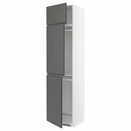 METOD Высокий шкаф д/холод/мороз/3 дверцы