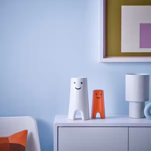 FRÖVÄXT ФРЁВЭКСТ Ваза - белый 20 см - фото 5