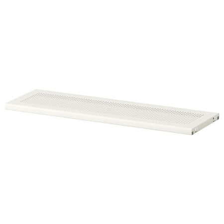 Полка, металлический белый, 60x18 см IKEA АЛЬГОТ 803.797.38