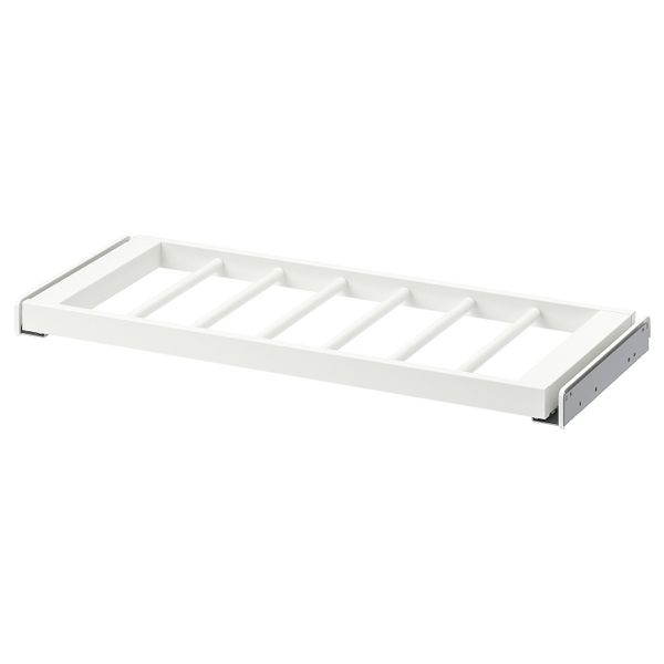 Выдвижная вешалка для брюк, белый 75x35 см IKEA KOMPLEMENT КОМПЛИМЕНТ 804.465.54 - фото 1