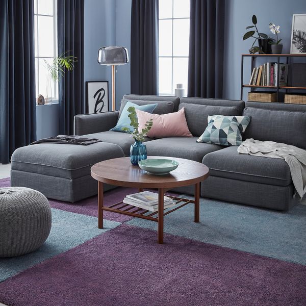 Ковер, короткий ворс, фиолетовый 133x195 см IKEA STOENSE СТОЭНСЕ 304.295.47 - фото 5