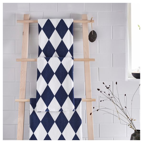 Набор полотенец, 4 шт ВИНТЕР 2018, синий/белый - фото 3