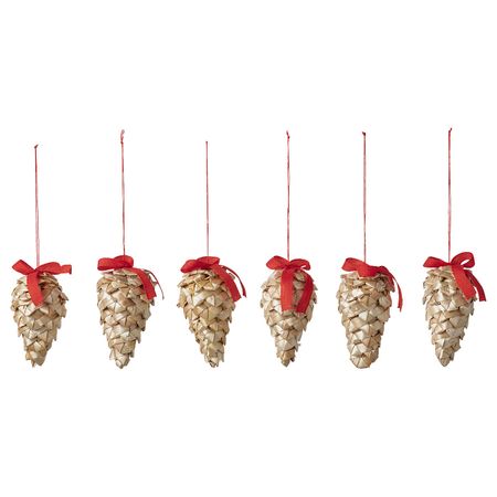 Украшение подвесное, солома естественный 7 см IKEA VINTER 2021 ВИНТЕР 2021 805.074.44